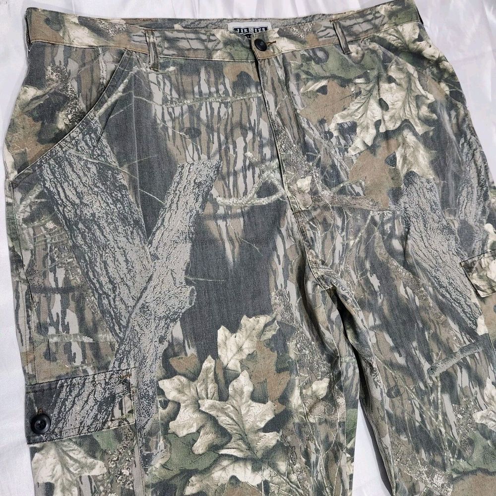 Vintage Jerzees Mossy Oak Camo Cargo Men 2XL Y2K Hunting‎ Gorpcore Camouflage